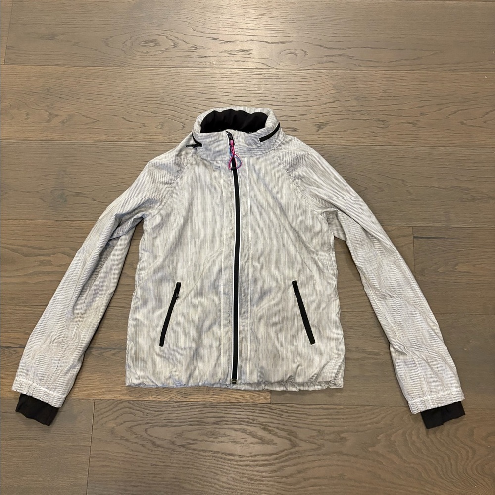 Ivivva by Lululemon girls spring jacket sz 12 EUC worn 2x